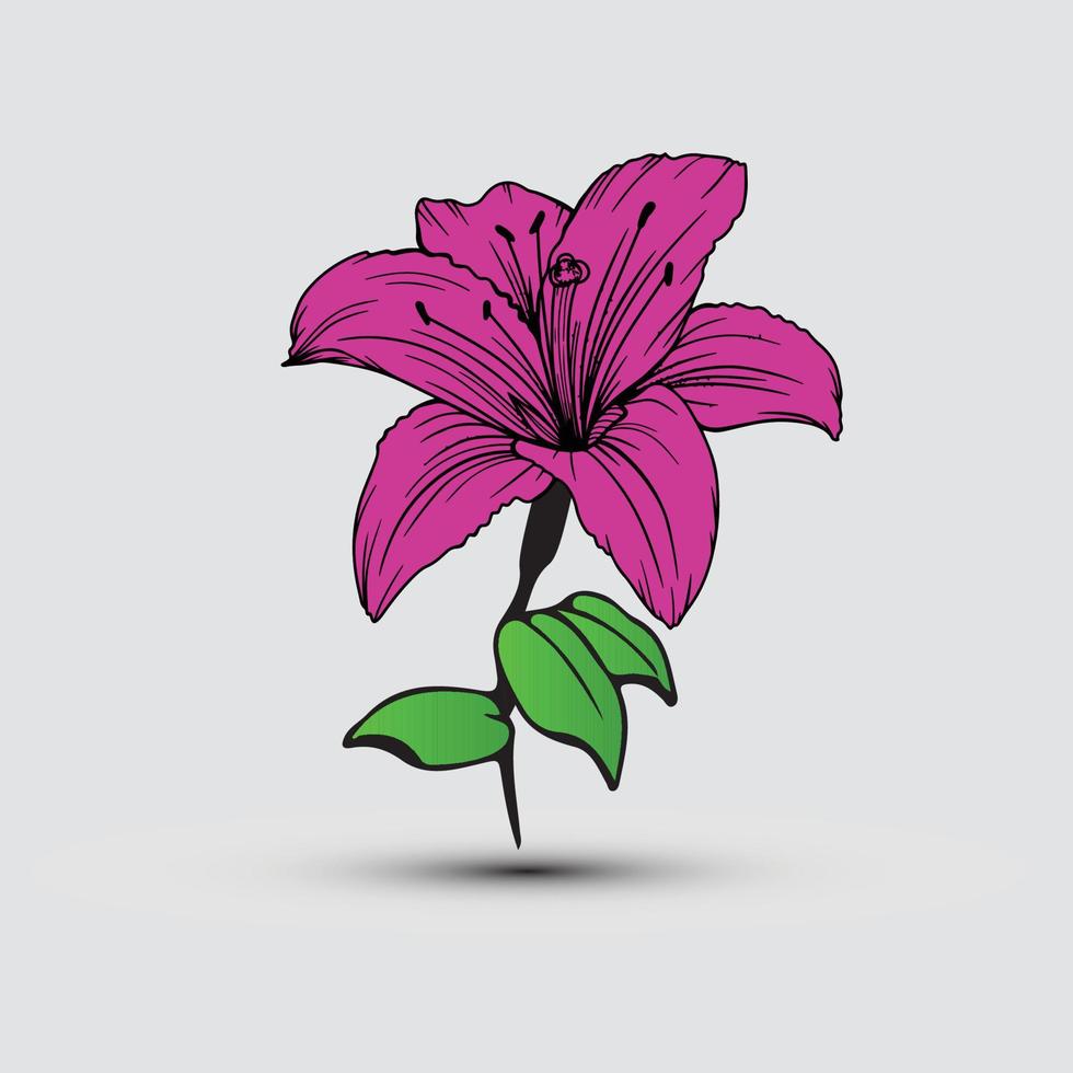 Raelistic exotic flowers background vector
