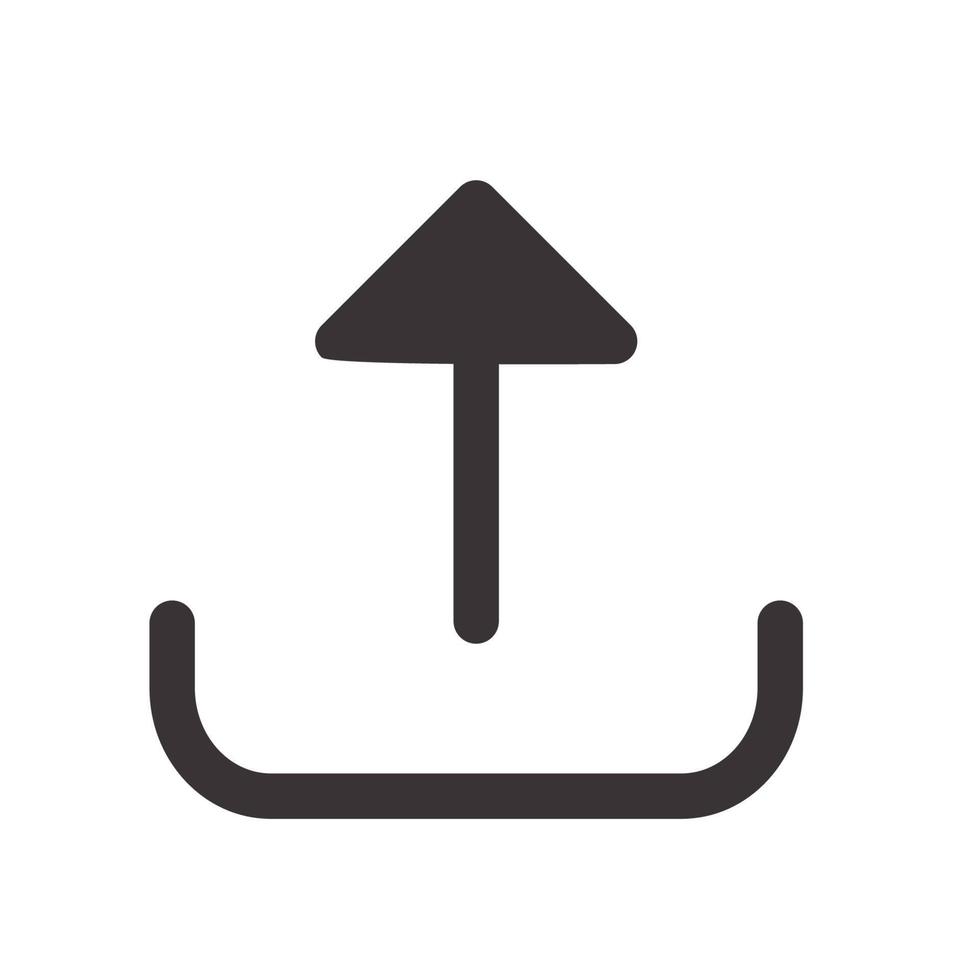 Upload Interface Icon vector