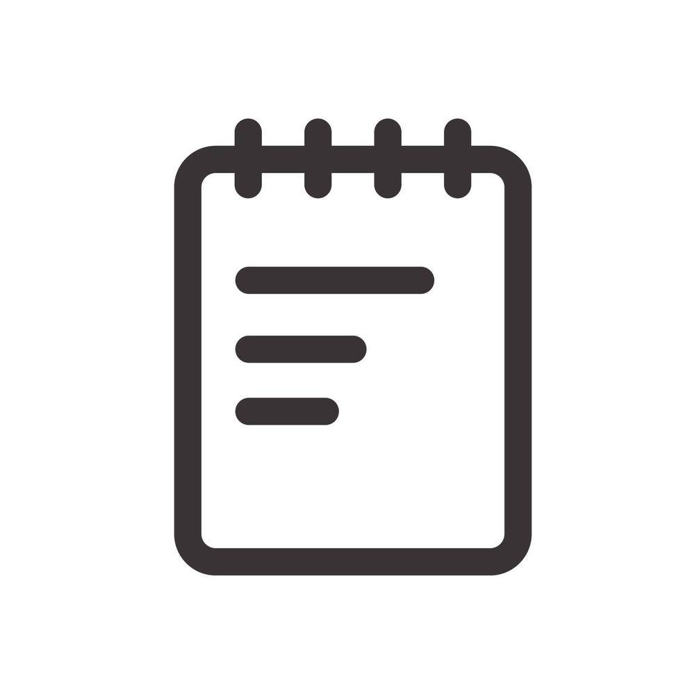 Document Icon with Clip vector