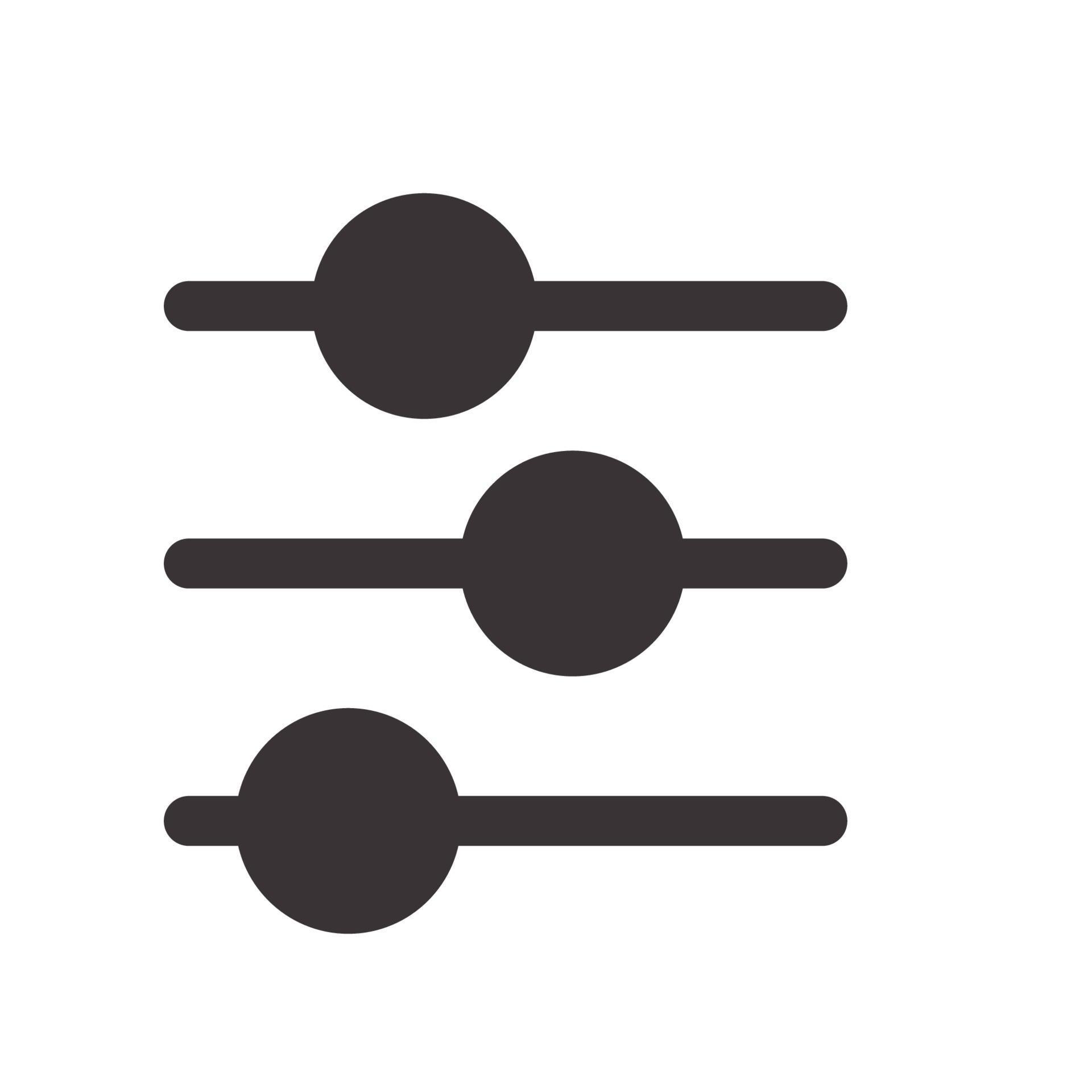 Equalizer Icon Flat 6086030 Vector Art at Vecteezy