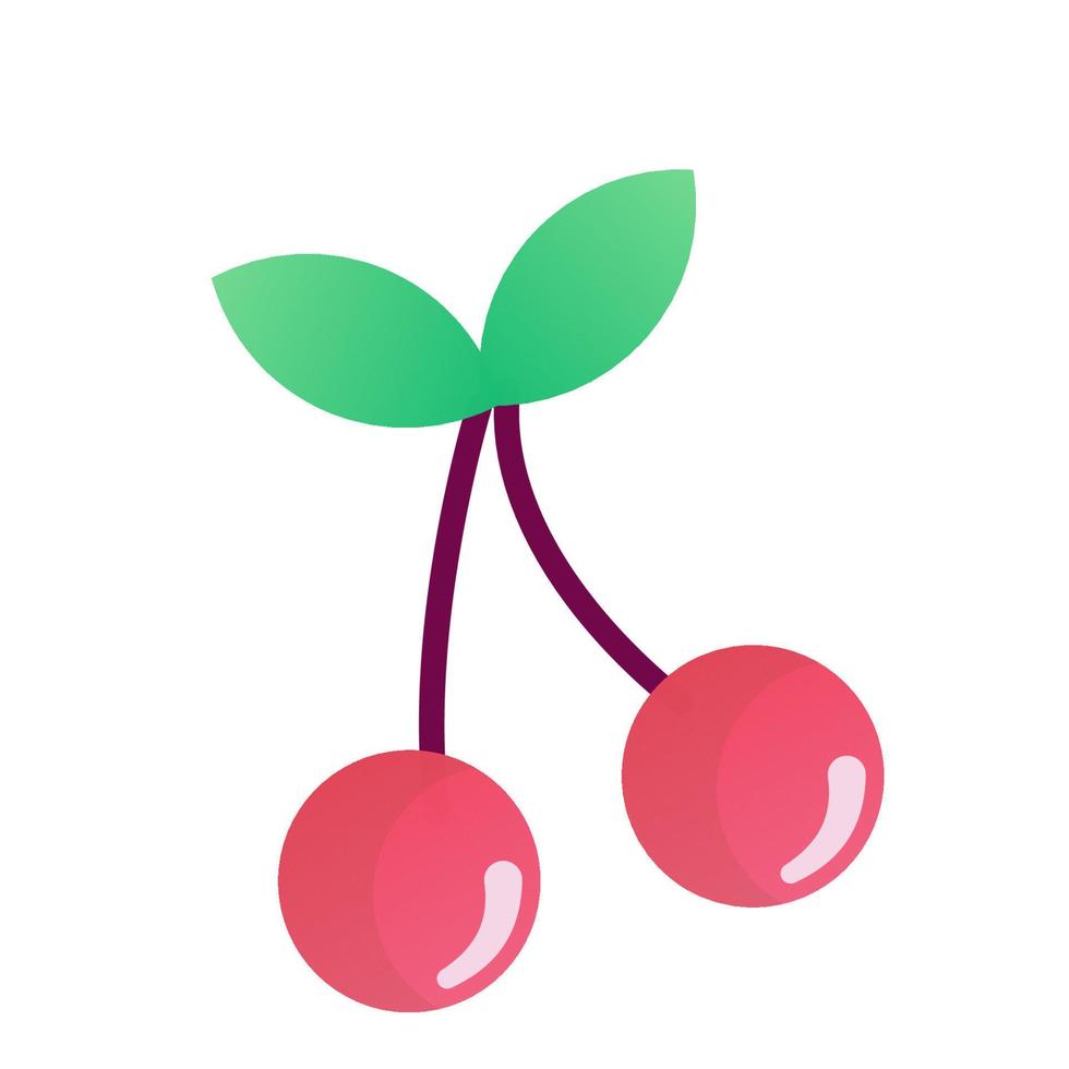 Cherry Icon Vector