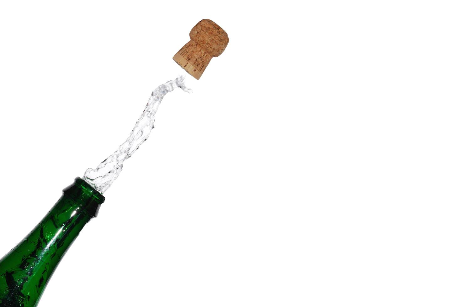 champagne stubble jumps to left image for party birthday and new year's eve photo