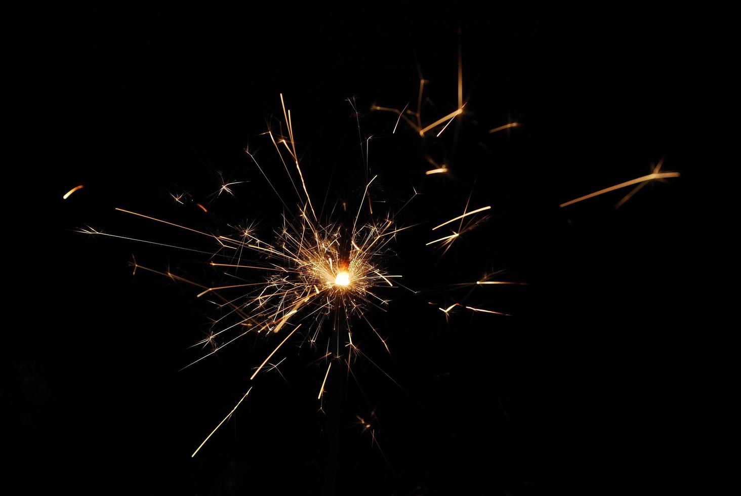 sparkler at night photo