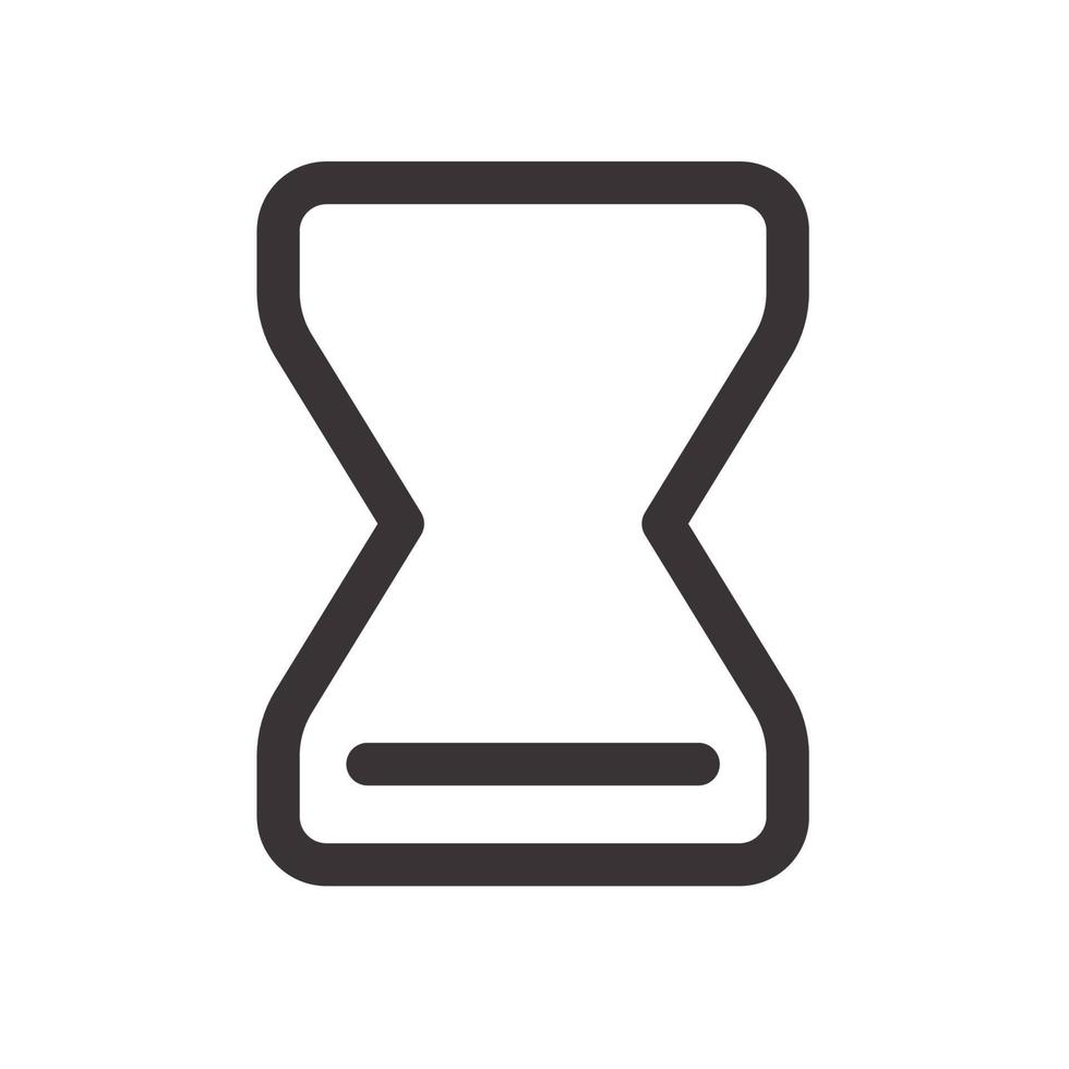 Hourglass Interface Icon vector