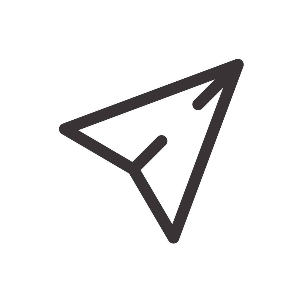 Send Button Interface Icon vector