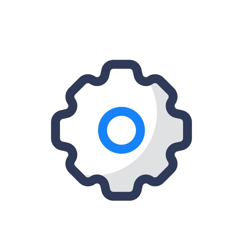 Setting Button Icon vector