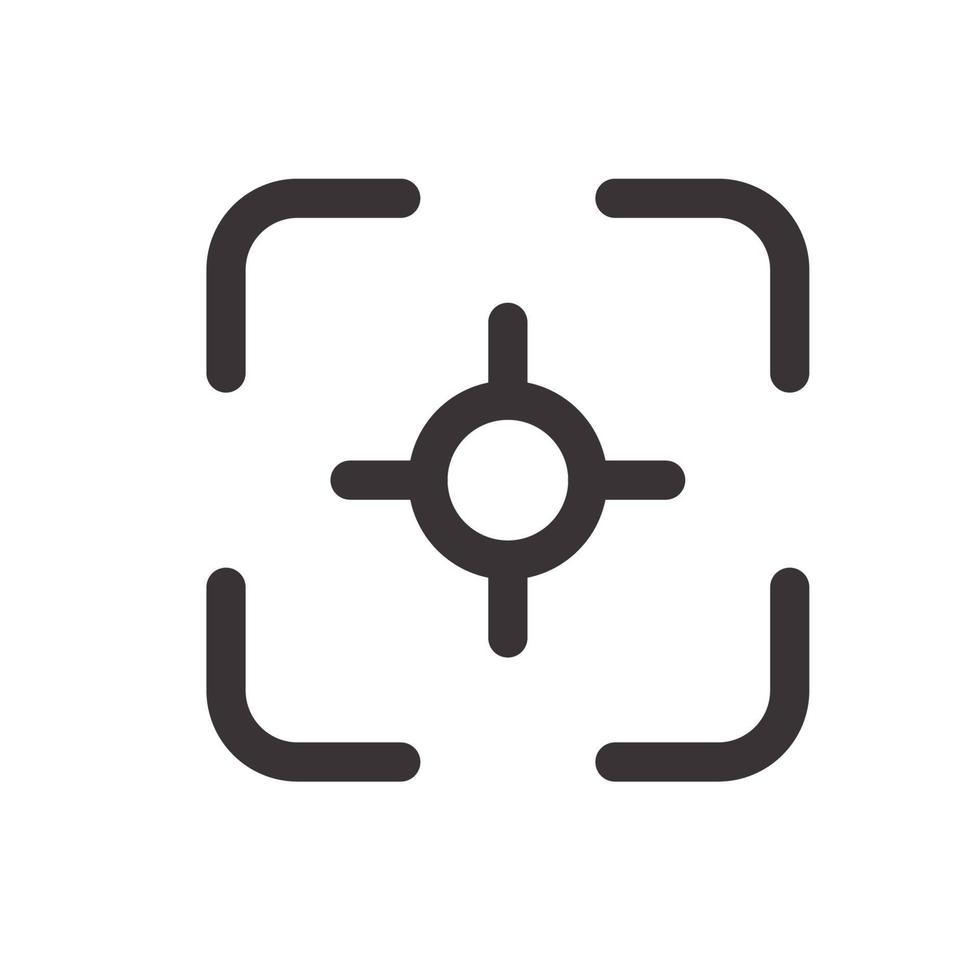 Focus Interface Icon vector