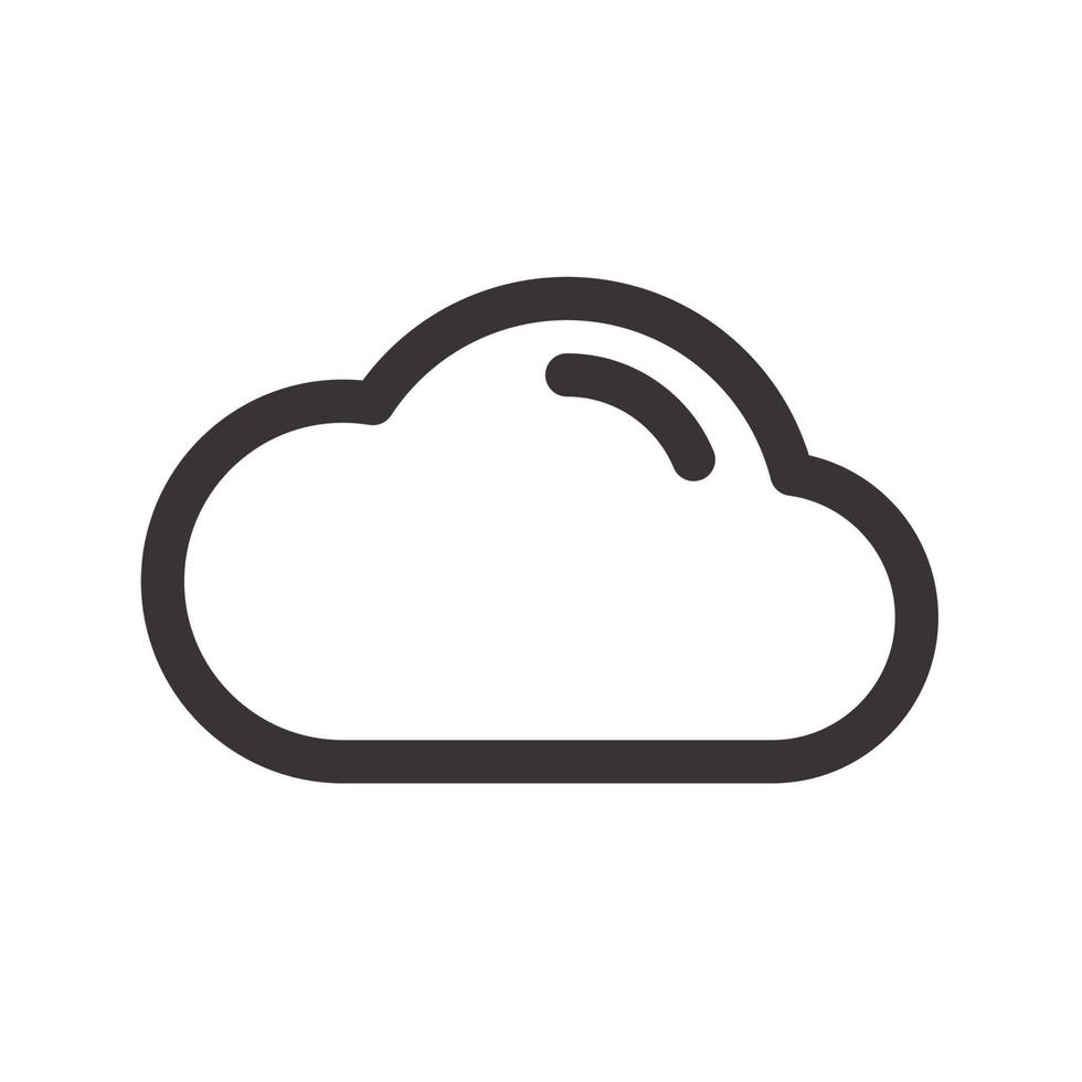 Cloud Interface Icon vector