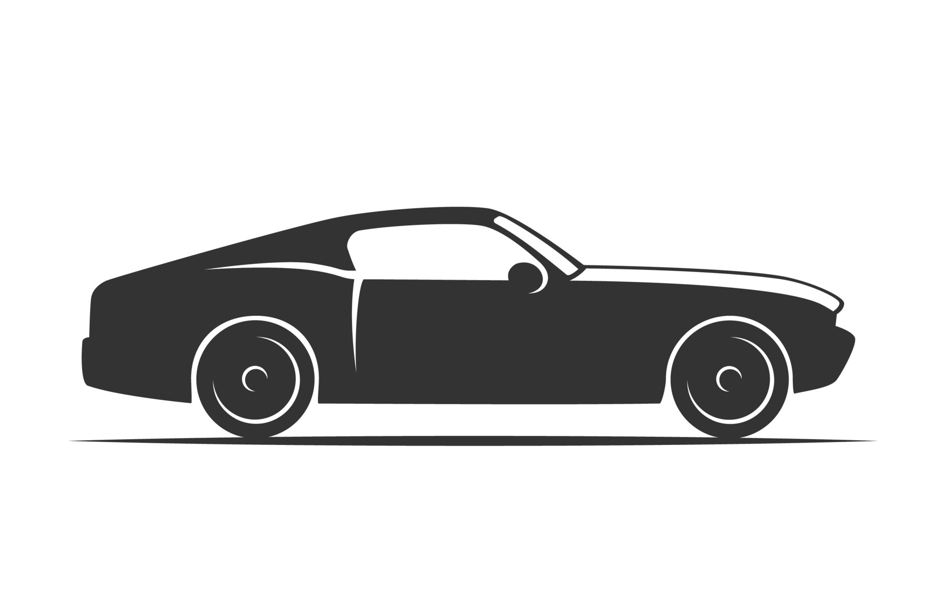 Car Outlined Vehicle Side View Comments - Drawing Cartoon Car - Clip Art  Library