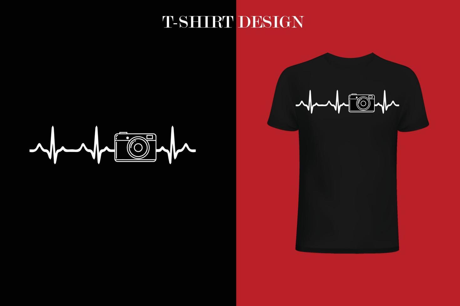 Photographer Heartbeat T-Shirt Photographer Heartbeat T-Shirt