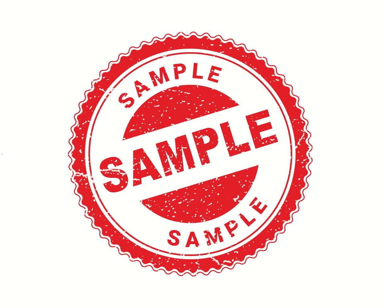 Sample Stamp In Rubber Style Red Round Grunge Sample Sign Rubber sample-stamp-in-rubber-style-red-round-grunge-sample-sign-rubber