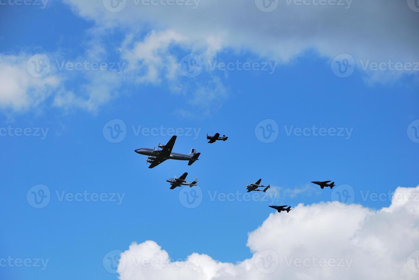 many aircraft from the military photo