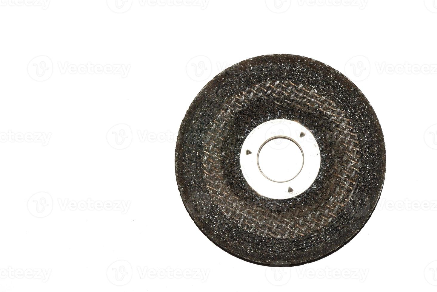 grinding wheel on white photo