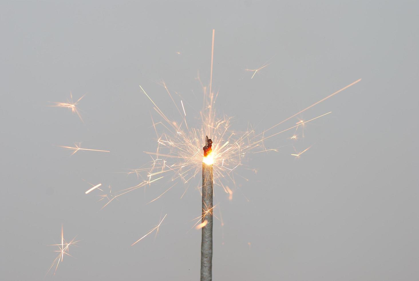 sparkler close up view photo
