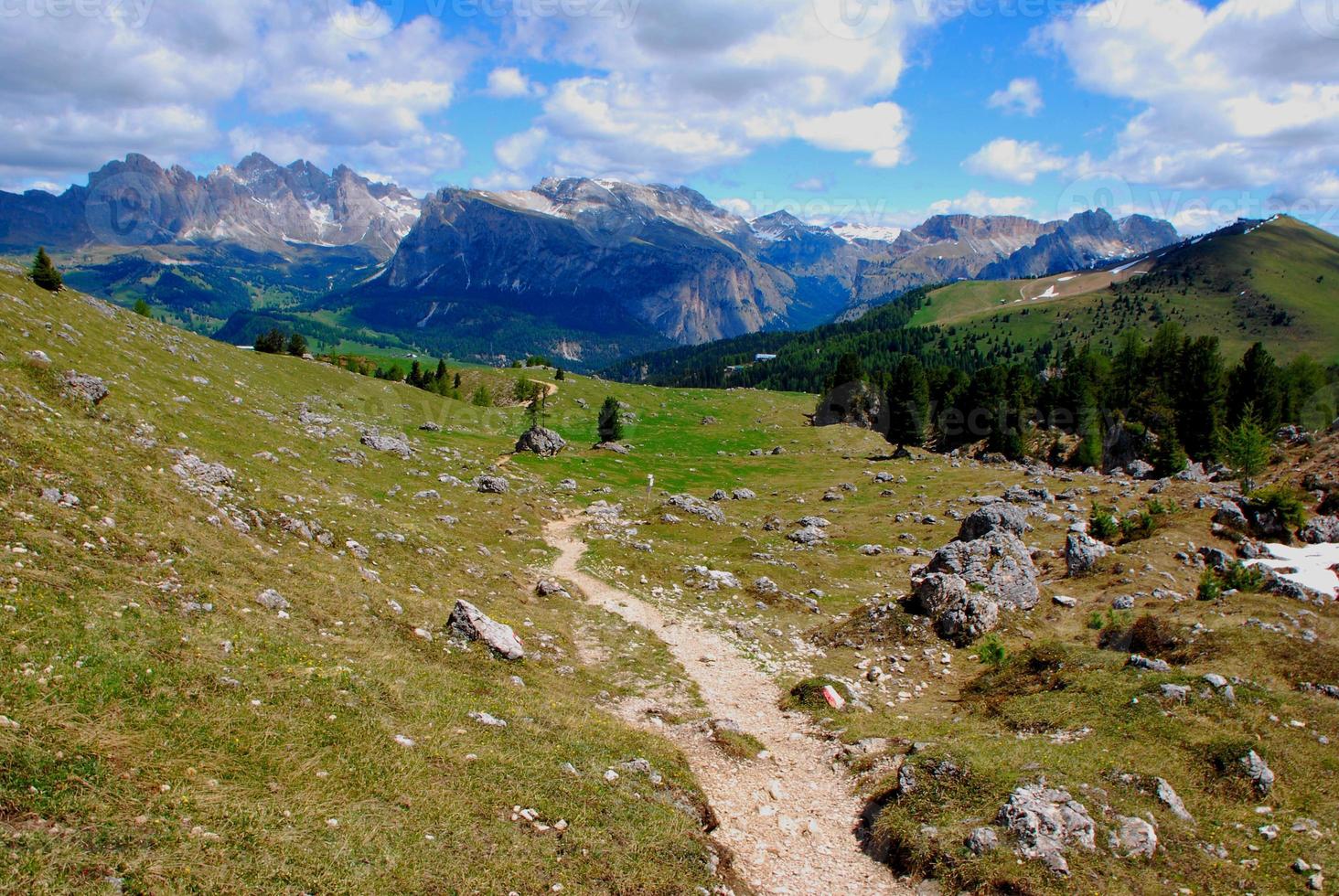 mountain hiking trail photo