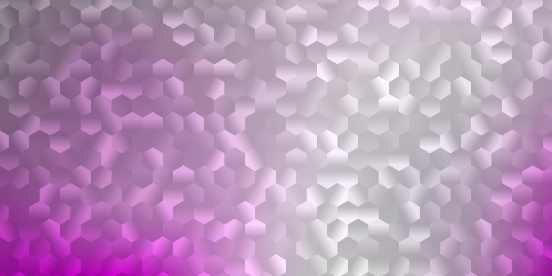 Light purple vector background with hexagonal shapes.