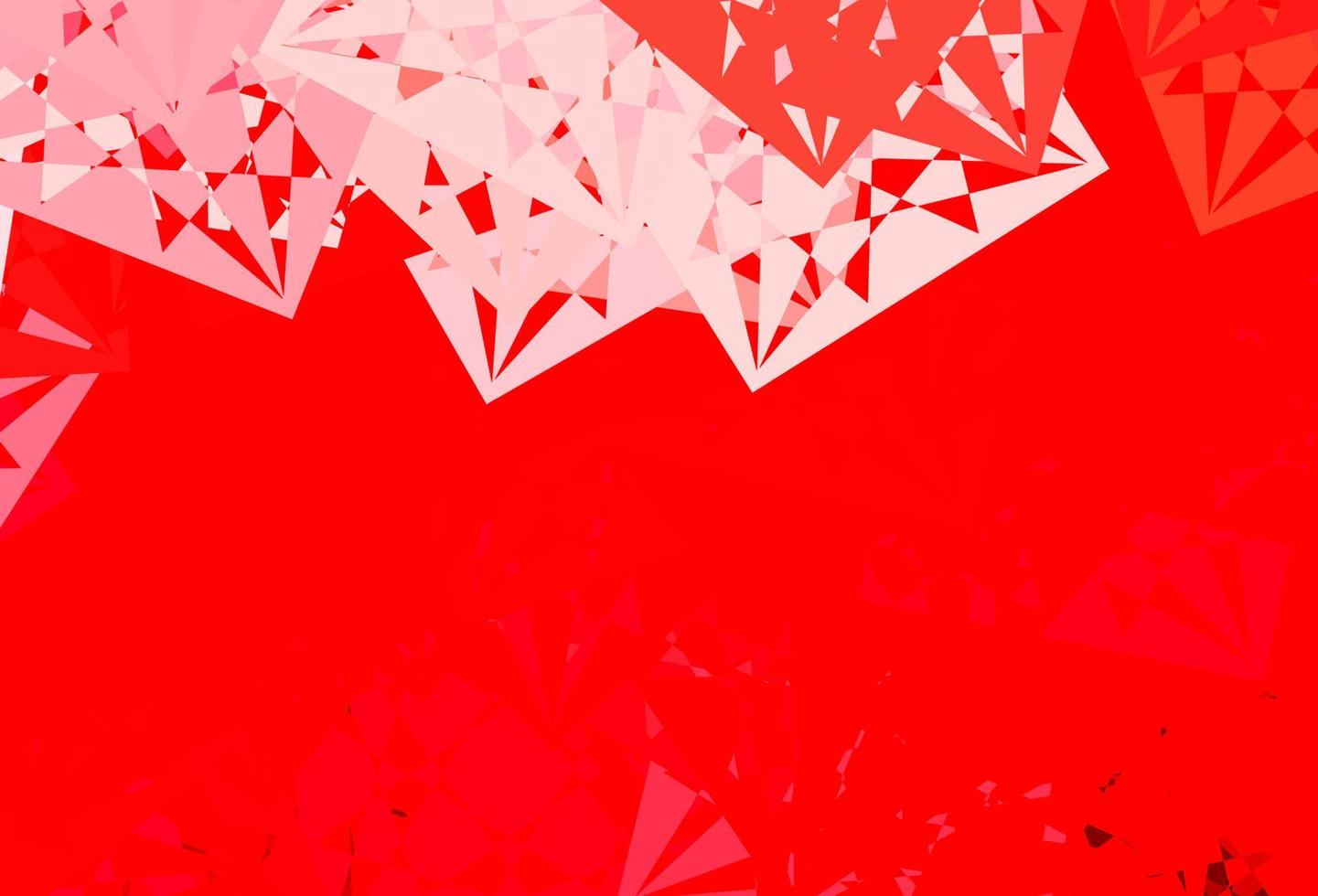 Light Red vector layout with triangle forms.