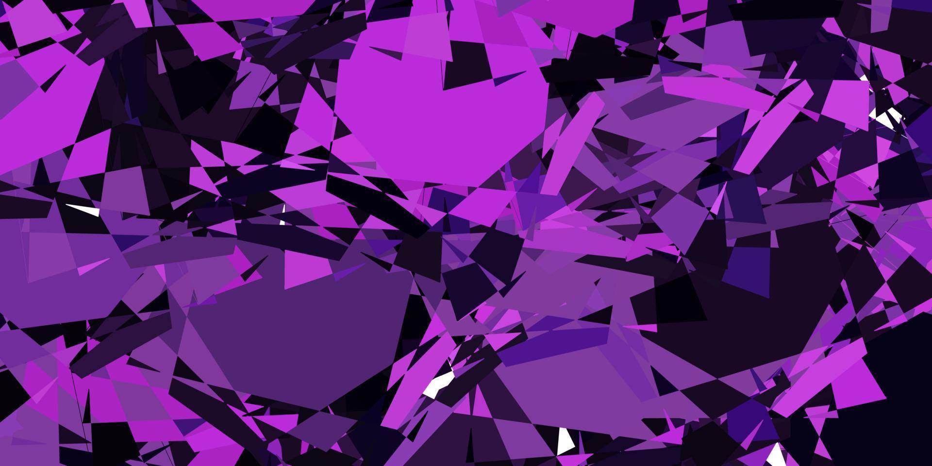 Light Purple vector texture with random triangles.