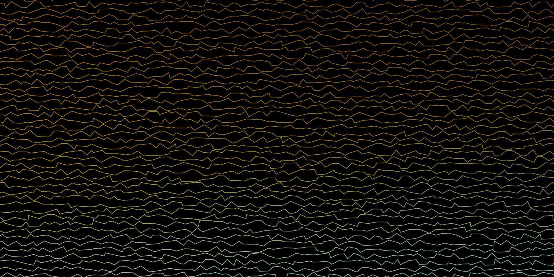 Dark Blue, Yellow vector layout with wry lines.