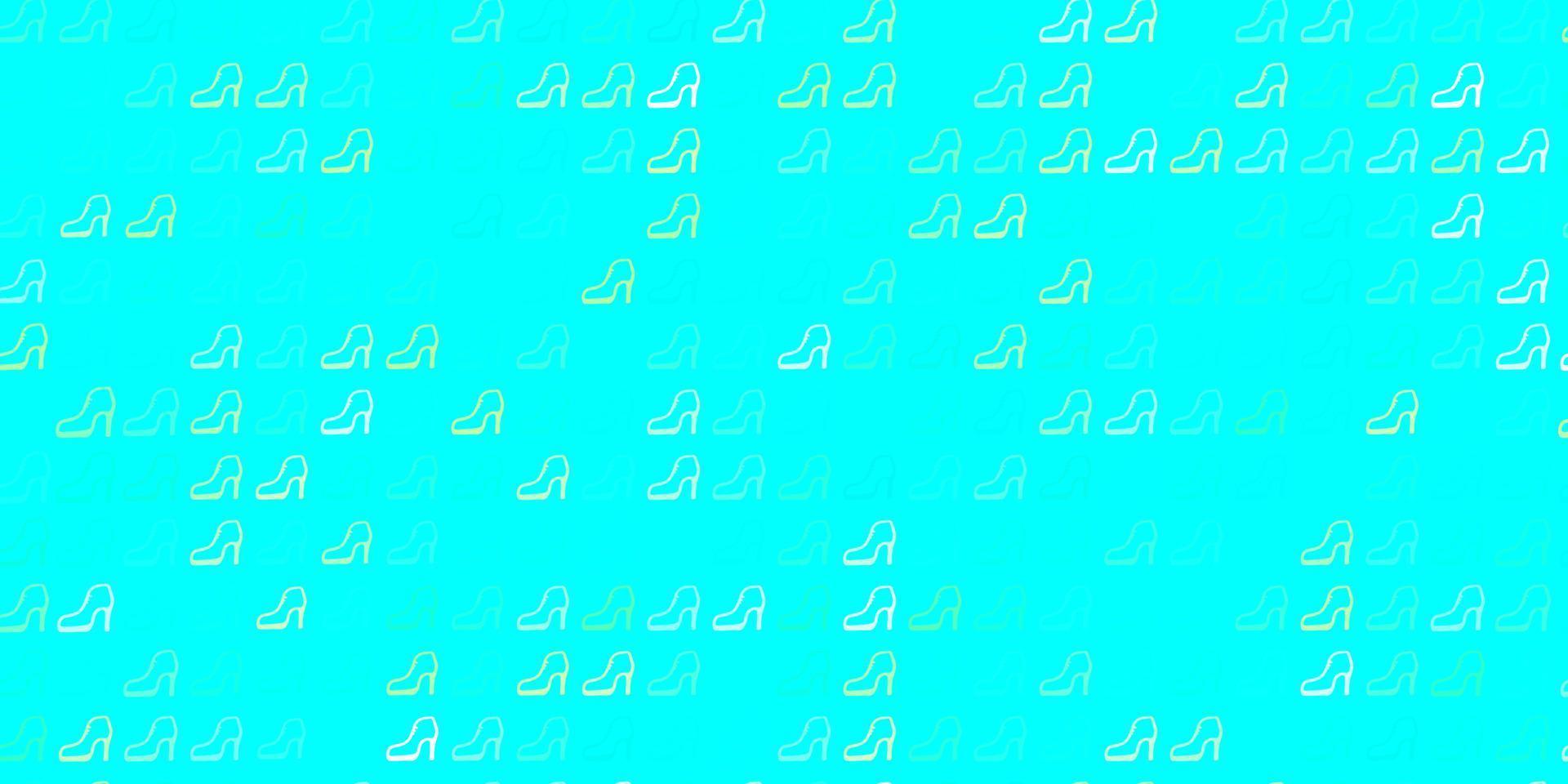 Light green vector background with woman symbols.