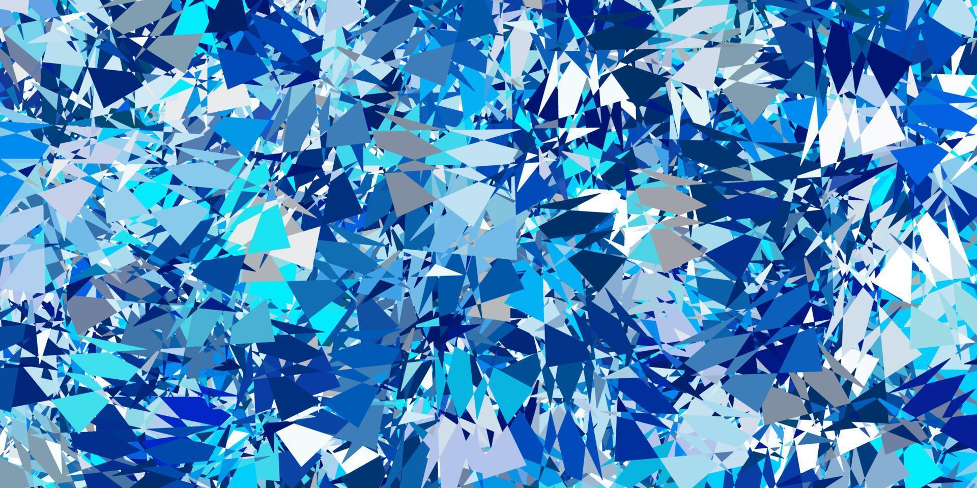 Light blue vector backdrop with triangles, lines.