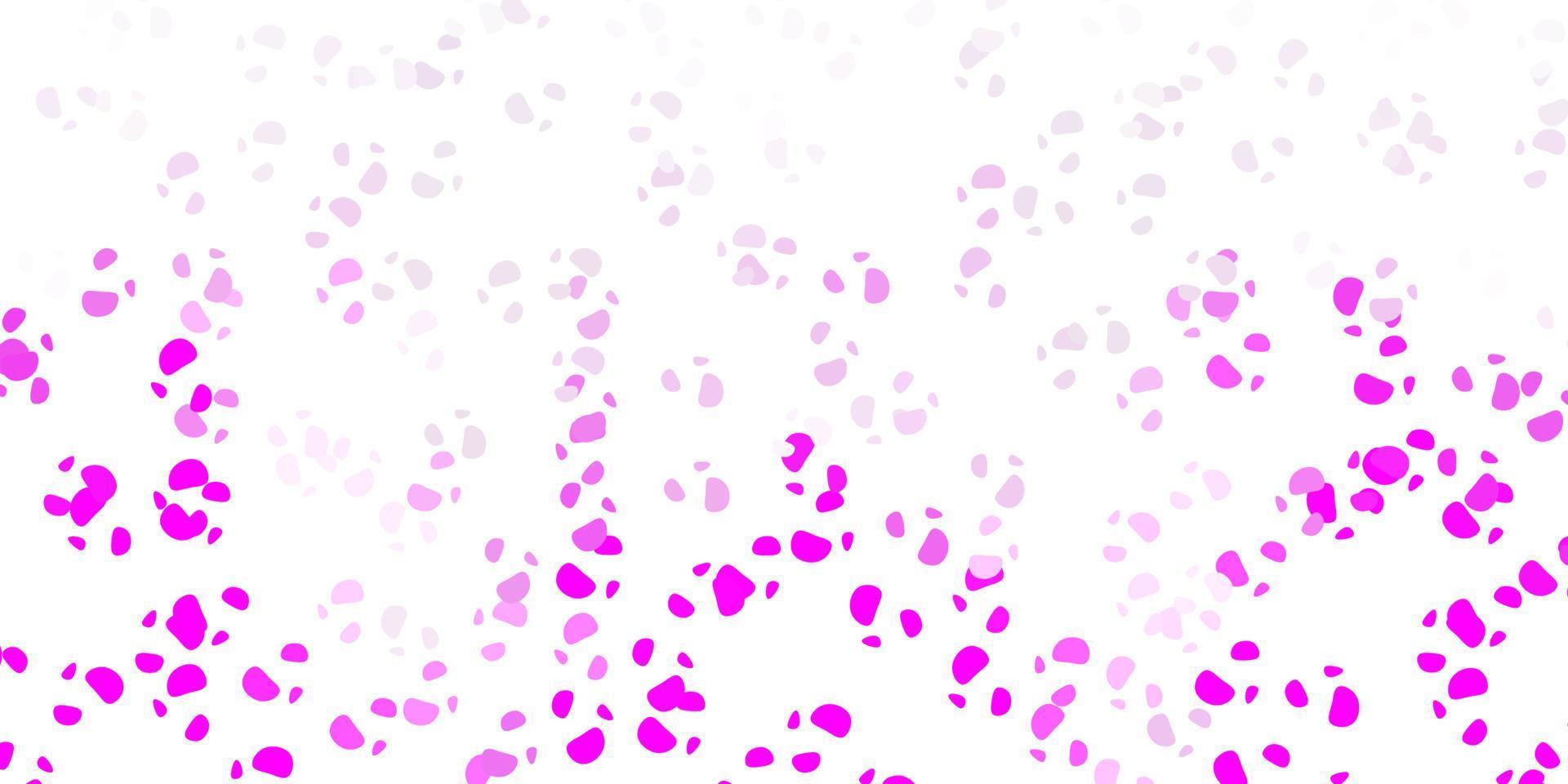 Light pink vector template with abstract forms.