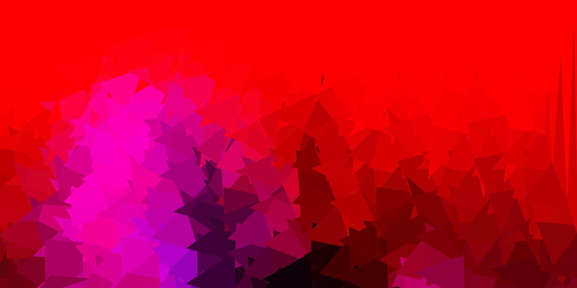 Dark pink, yellow vector gradient polygon design.