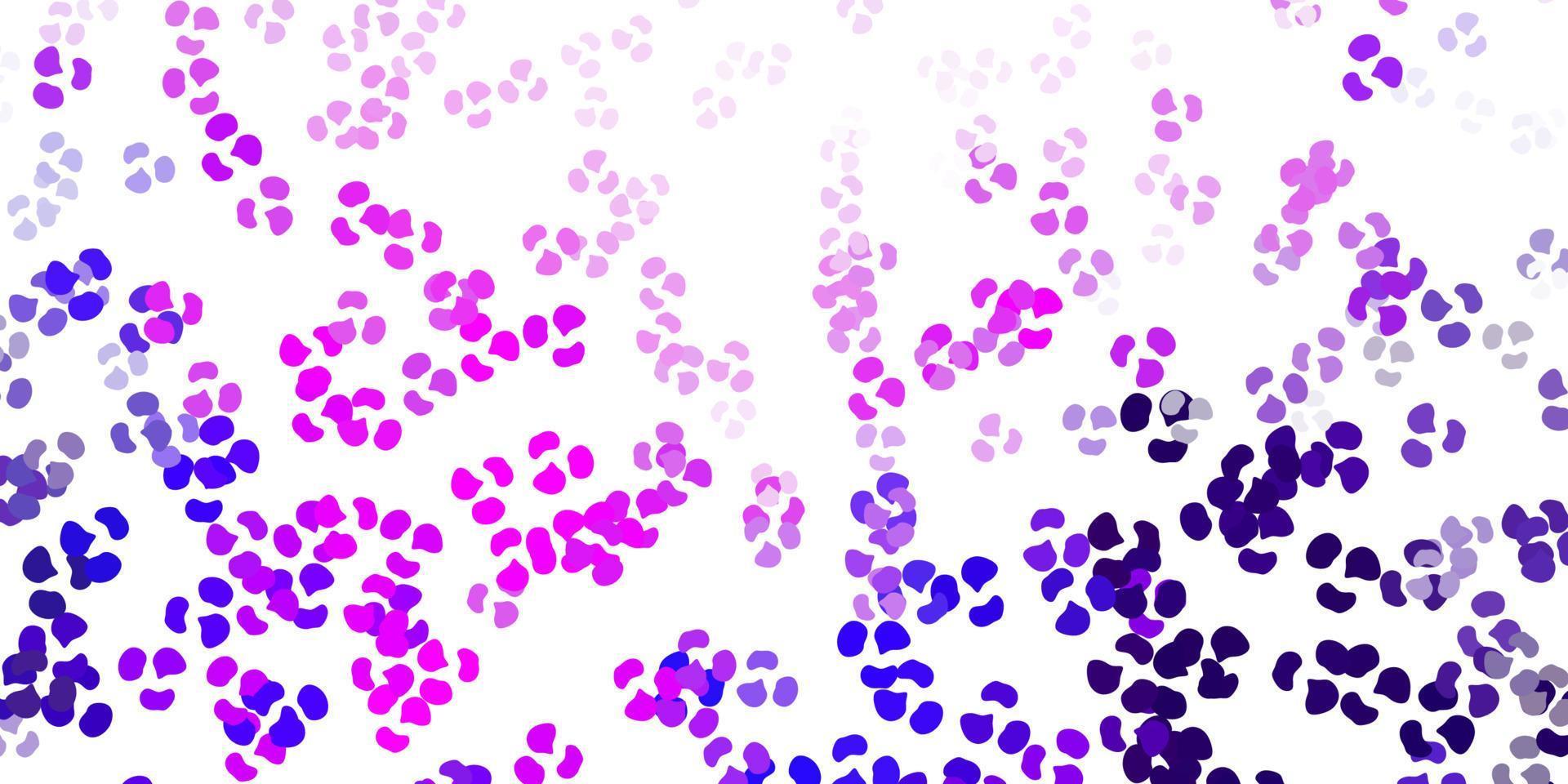 Light purple vector pattern with abstract shapes.