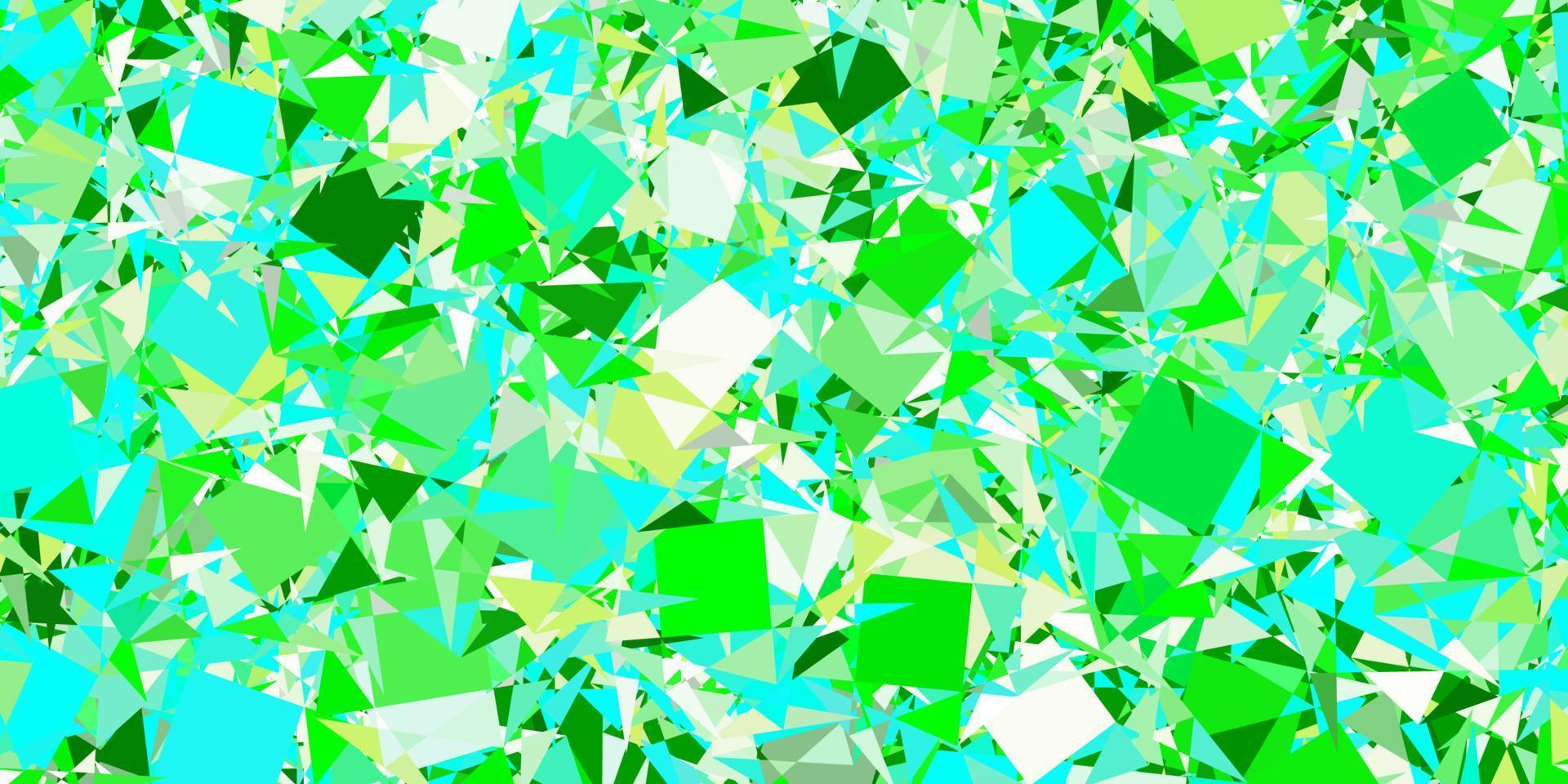 Light Blue, Green vector layout with triangle forms.