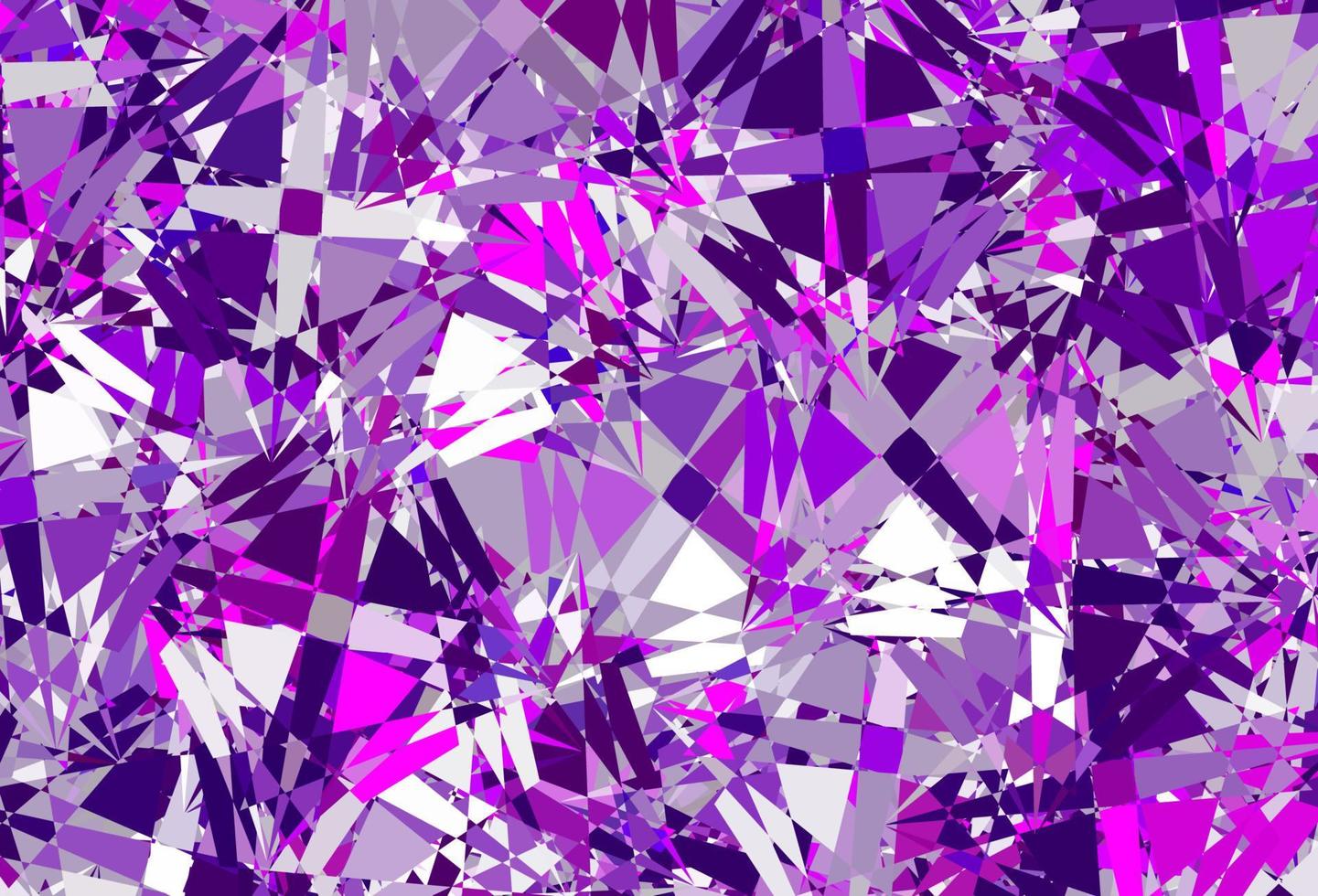 Dark Pink vector pattern with polygonal shapes.
