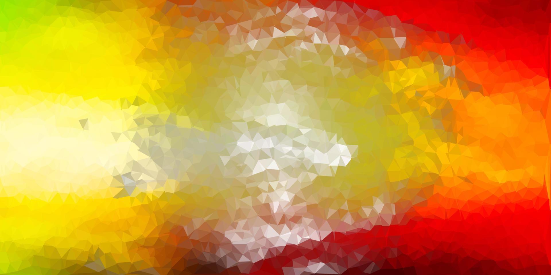 Light green, red vector gradient polygon wallpaper. 6093319 Vector Art