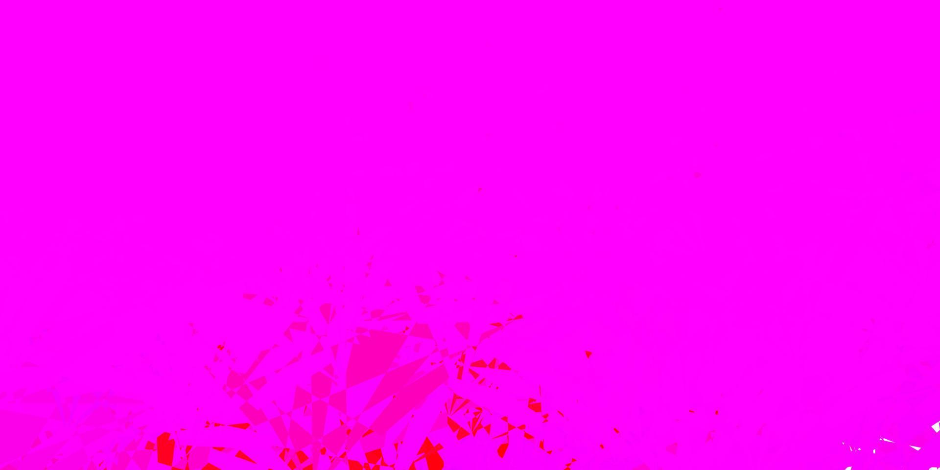 Light Pink, Red vector texture with random triangles. 6093356 Vector