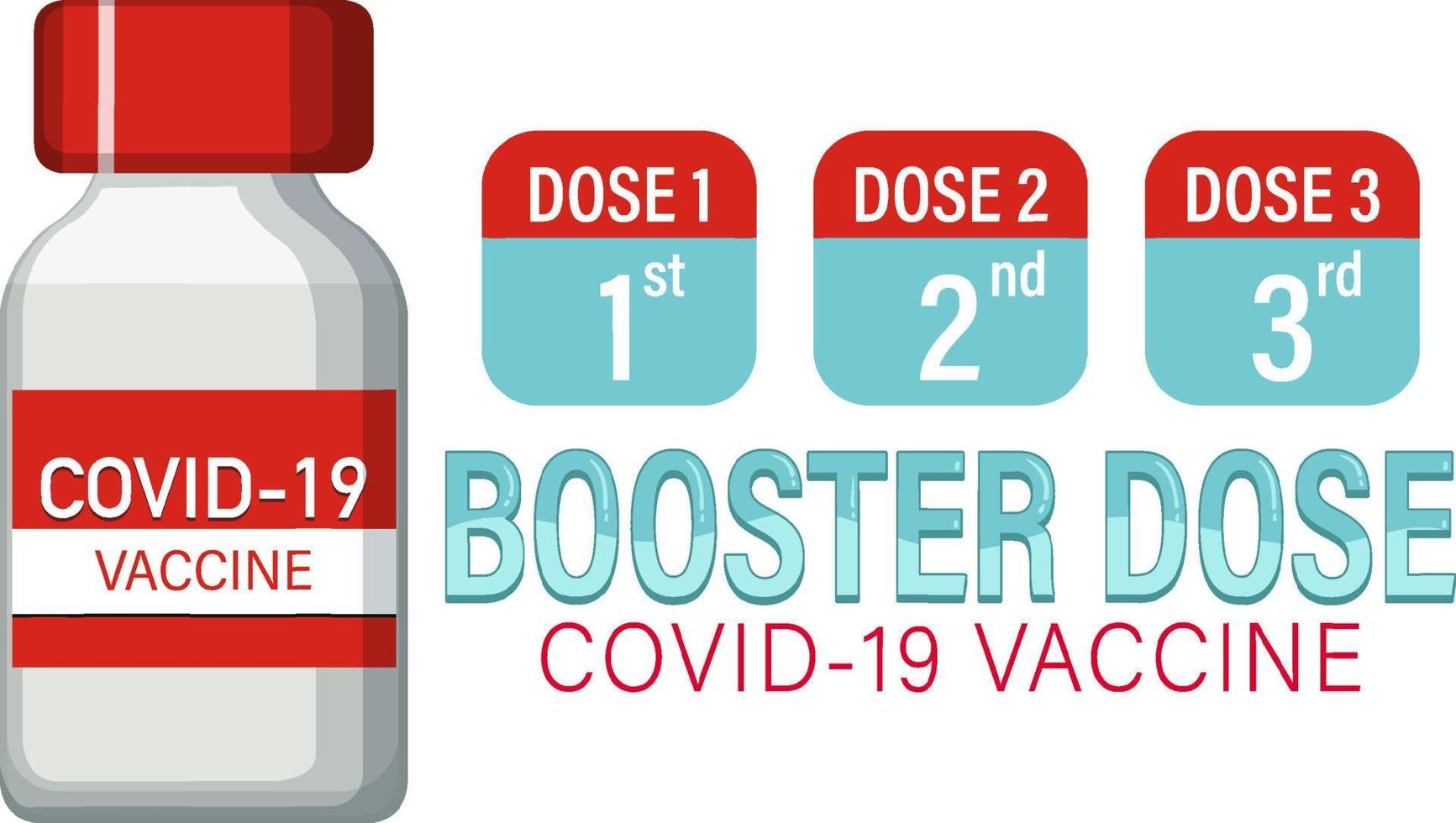 Booster shorts covid 19 vaccine logo vector