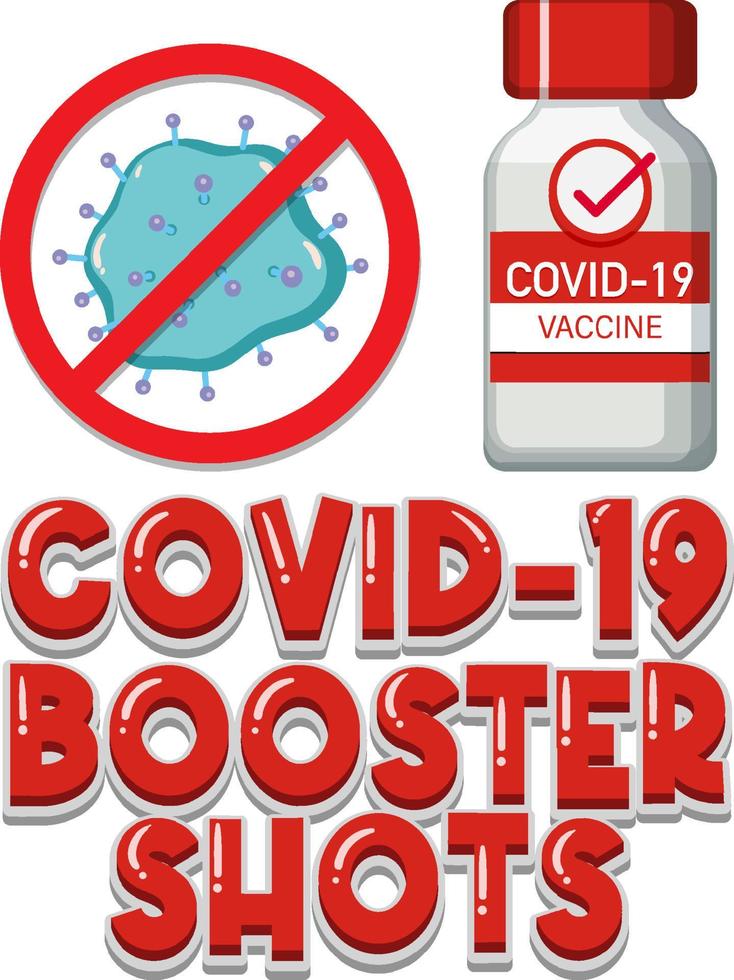Booster shorts covid 19 vaccine logo vector