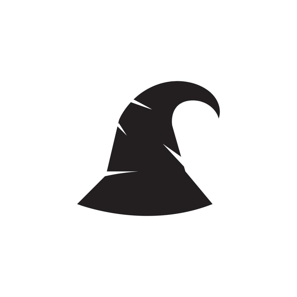 plantilla de vector de logotipo de personaje de gorra de asistente