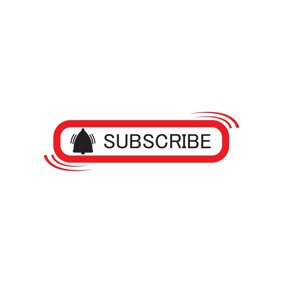 Suscribe button icon vector flat design