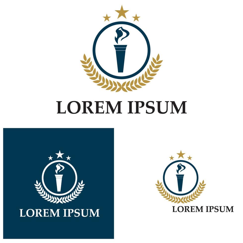 University  Academy  School and Course logo design template vector