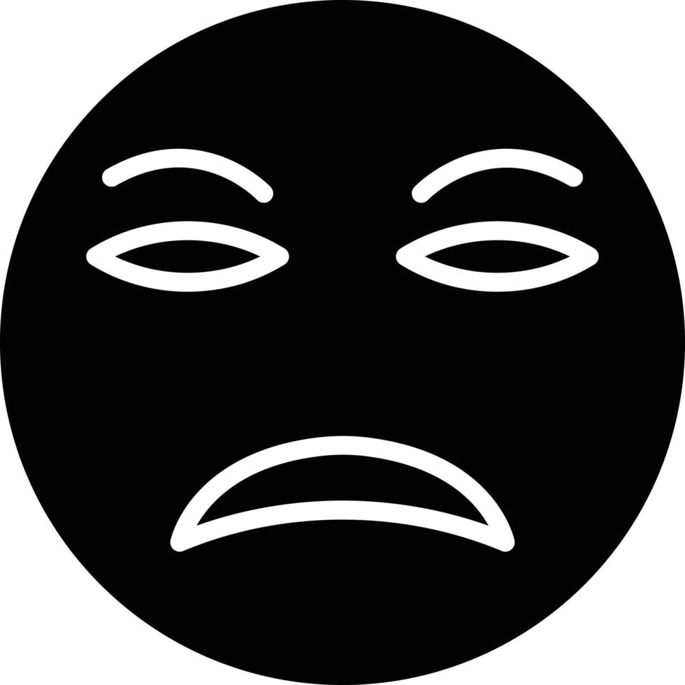 Disappointed Icon Style vector