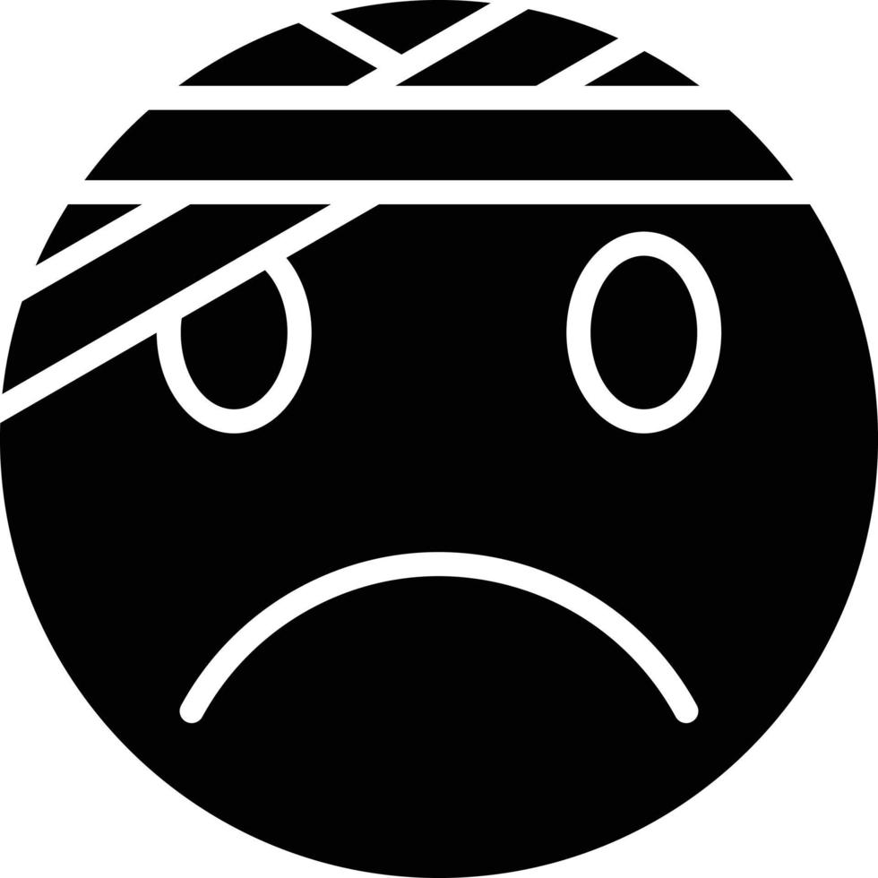 Injured Icon Style vector