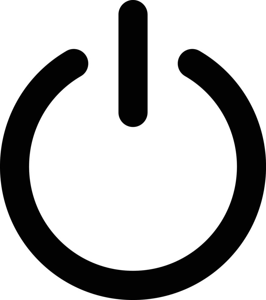 Power Button Icon Style vector