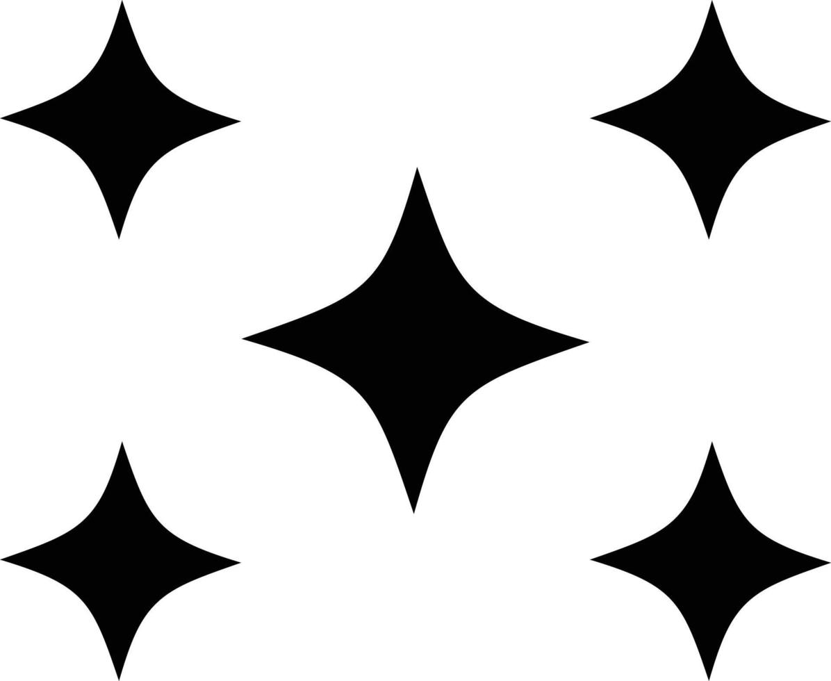 Sparkles Icon Style vector
