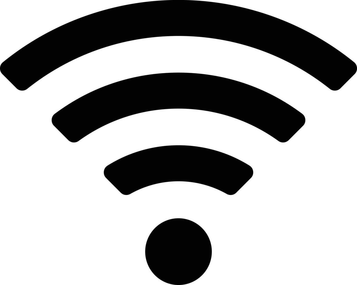 estilo de icono wifi vector