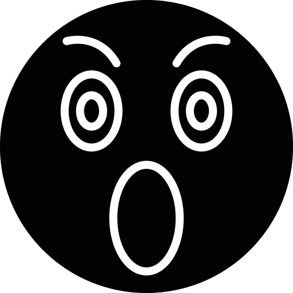 Surprised Icon Style vector