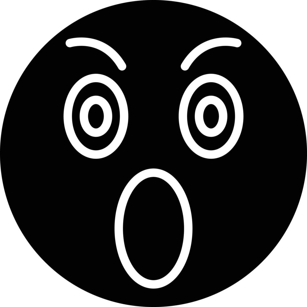 Surprised Icon Style vector