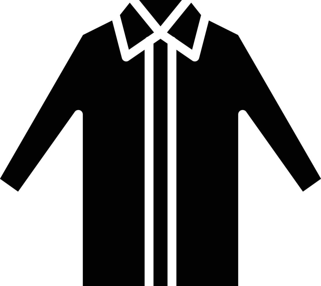 estilo de icono de camisa de vestir vector