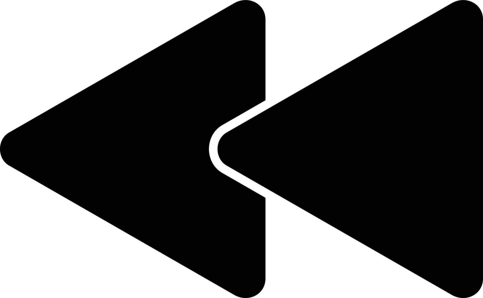 Backward Icon Style vector