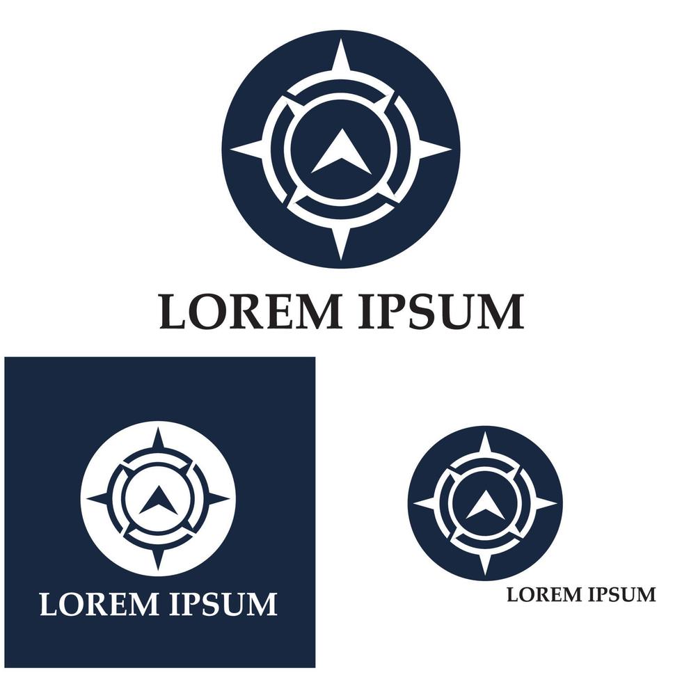 Compass Logo Template vector icon illustration design