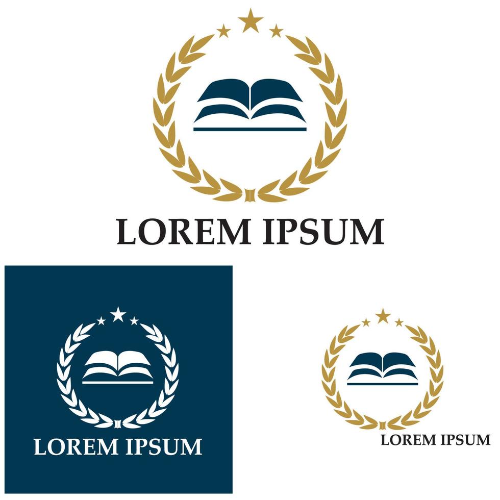 University  Academy  School and Course logo design template vector