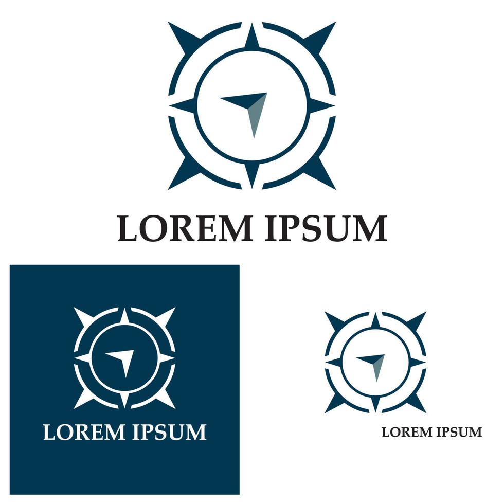Compass Logo Template vector icon illustration design