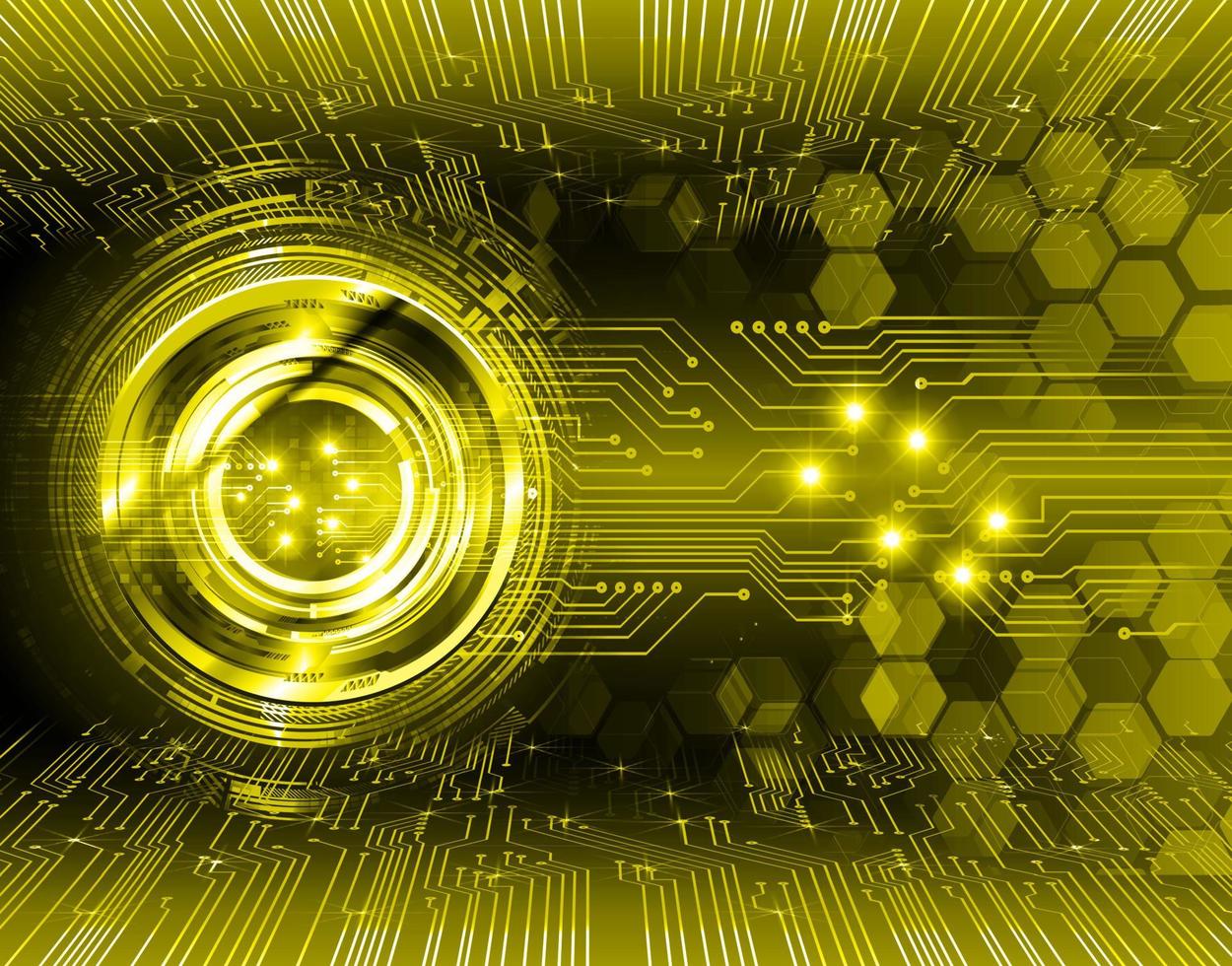 eye cyber circuit future technology concept background vector